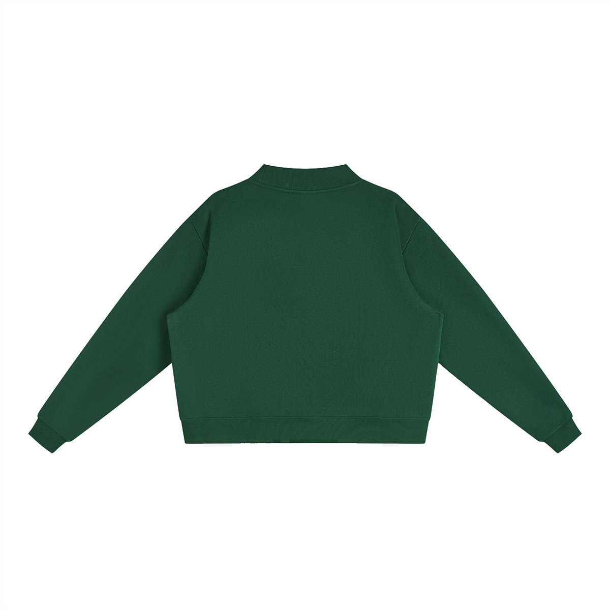 Pink Stripes Blanton Outfitters Mock-Neck Crew Sweatshirt