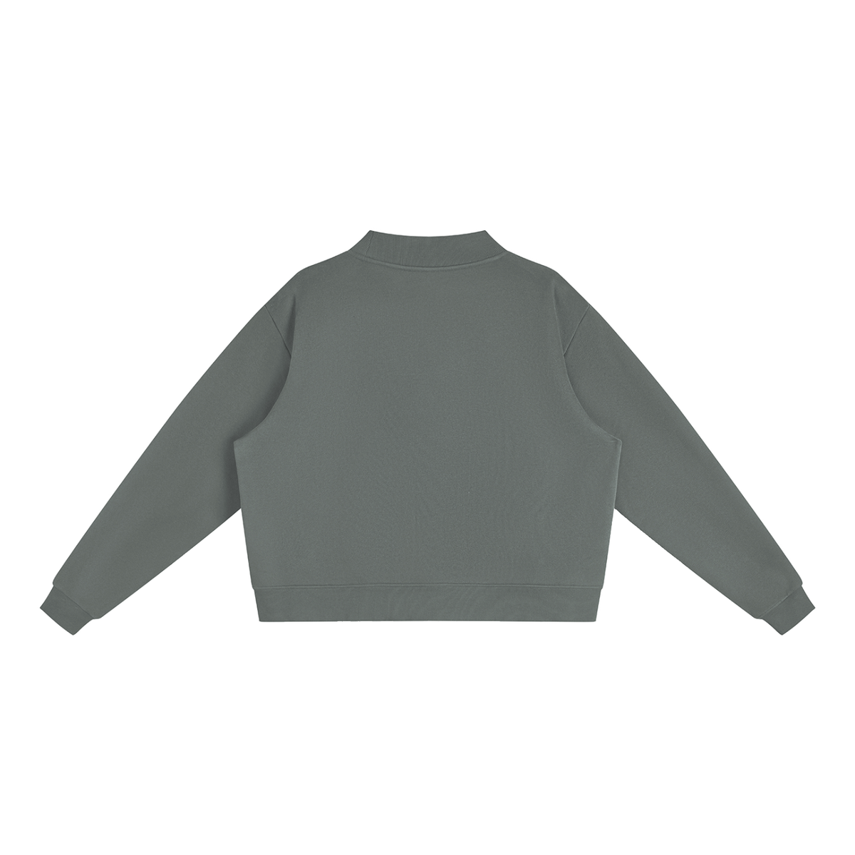 Pink Stripes Blanton Outfitters Mock-Neck Crew Sweatshirt