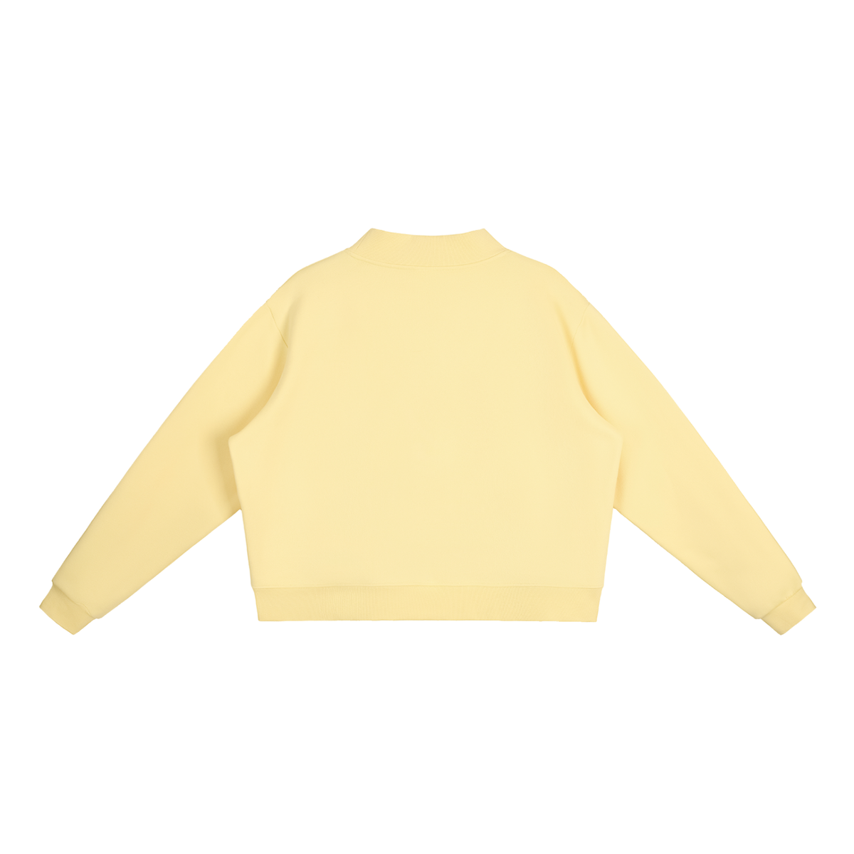 Pink Stripes Blanton Outfitters Mock-Neck Crew Sweatshirt