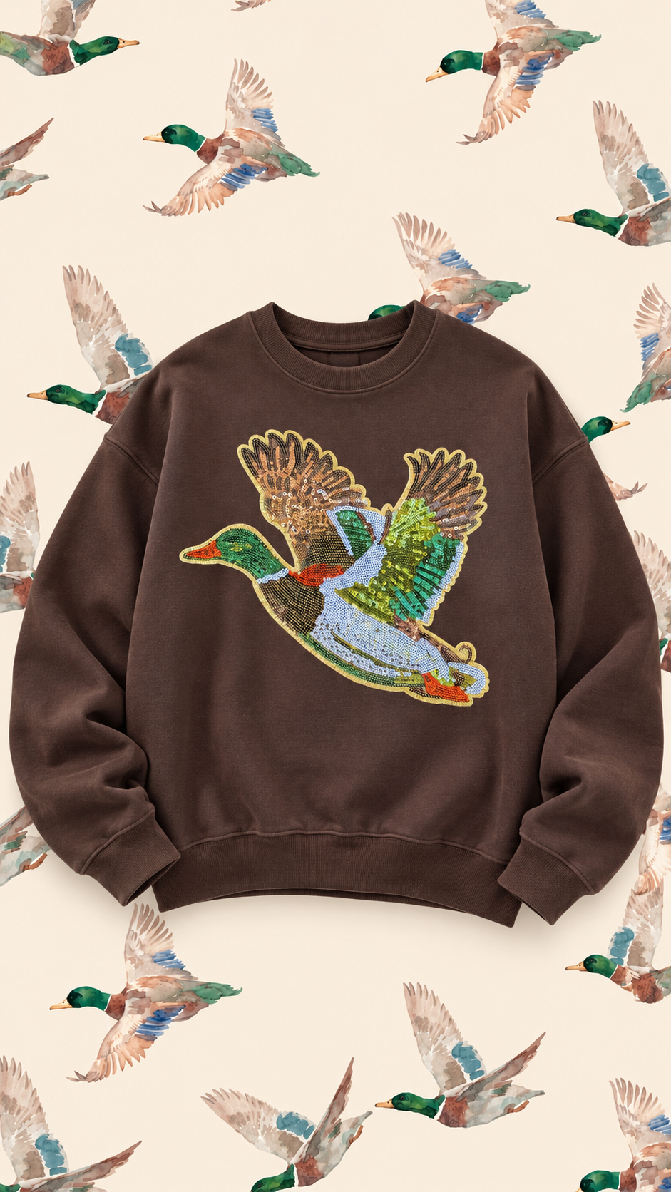 Mallard Duck Sequin PRE ORDER!