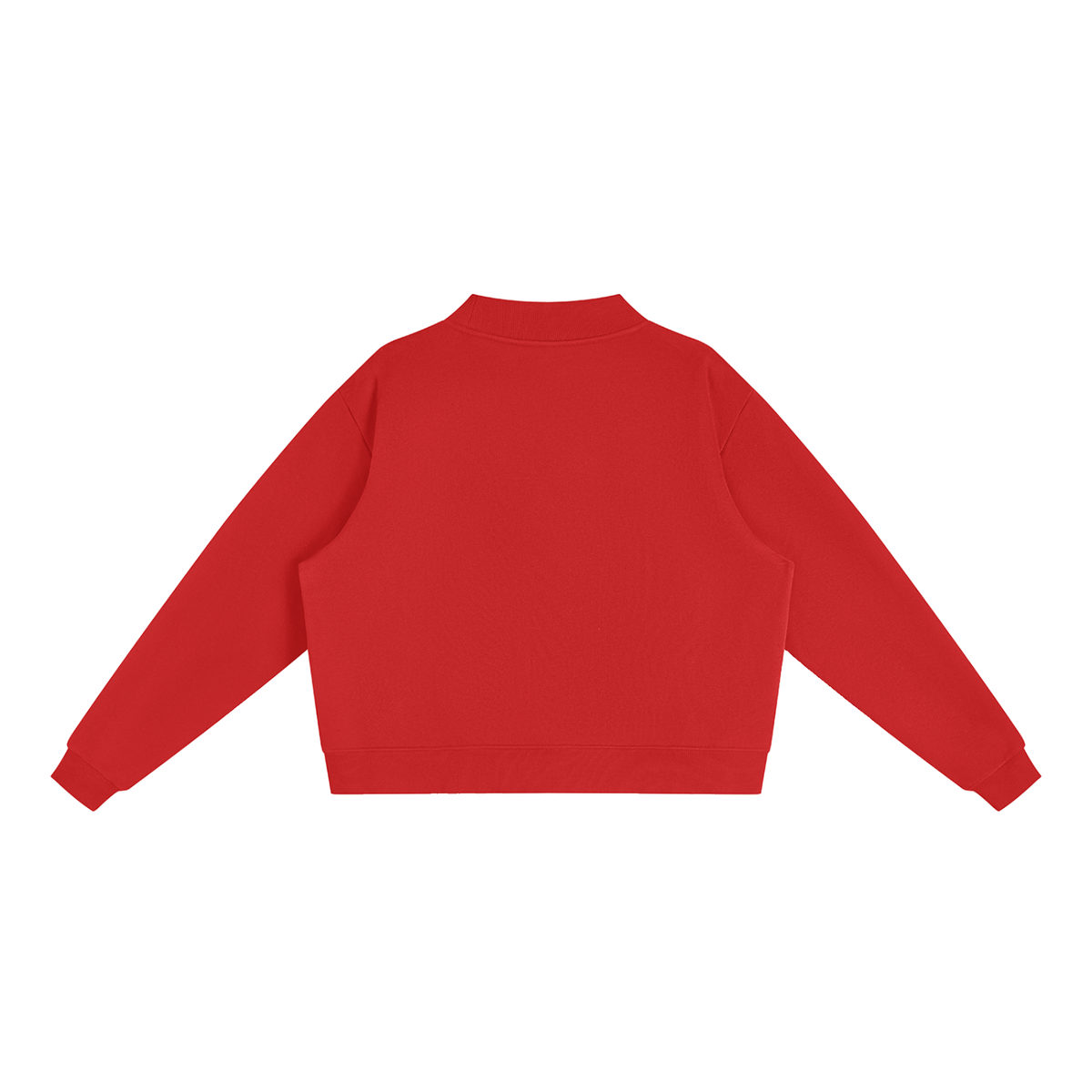 Mallard Duck Mock-Neck Crew Sweatshirt