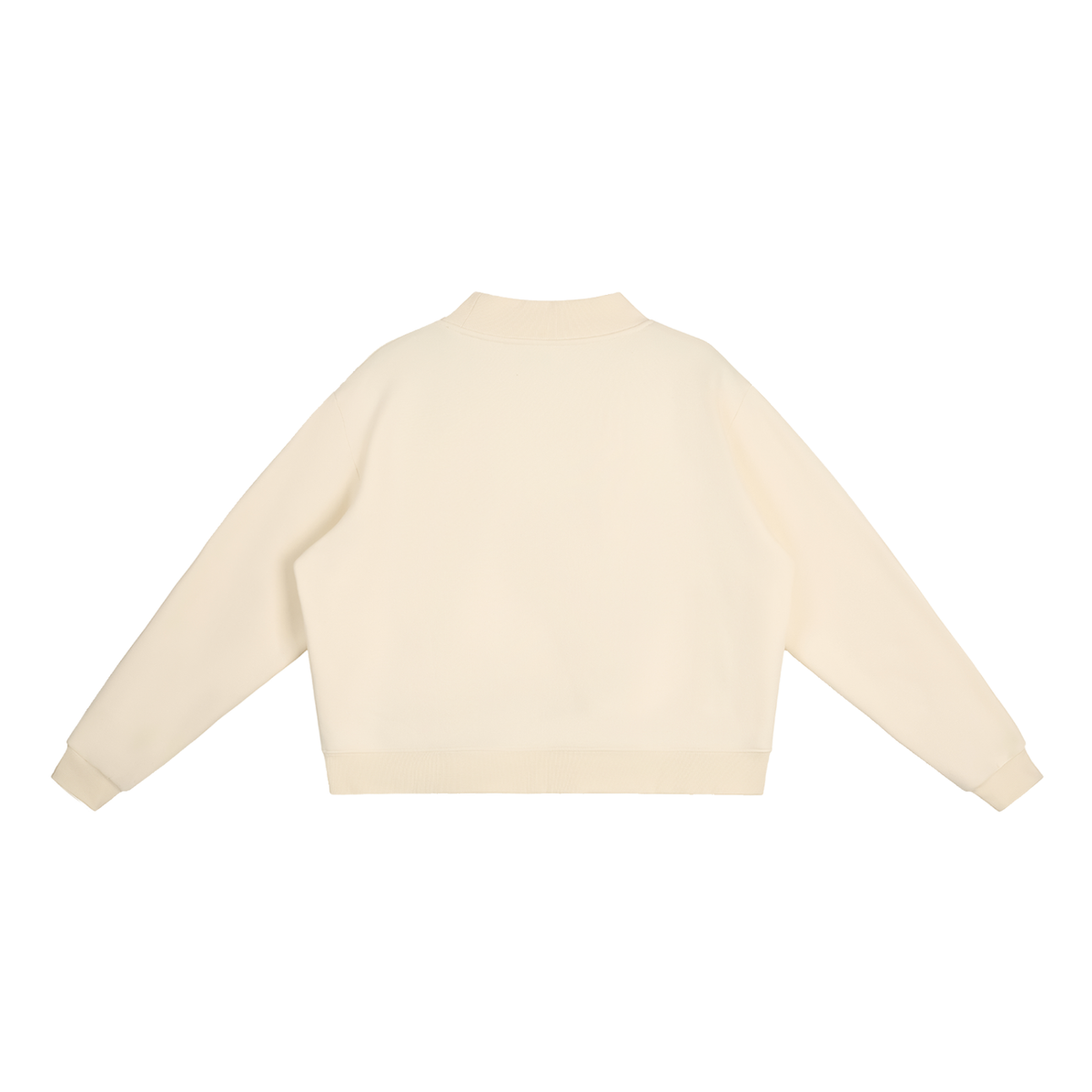 Mallard Duck Mock-Neck Crew Sweatshirt