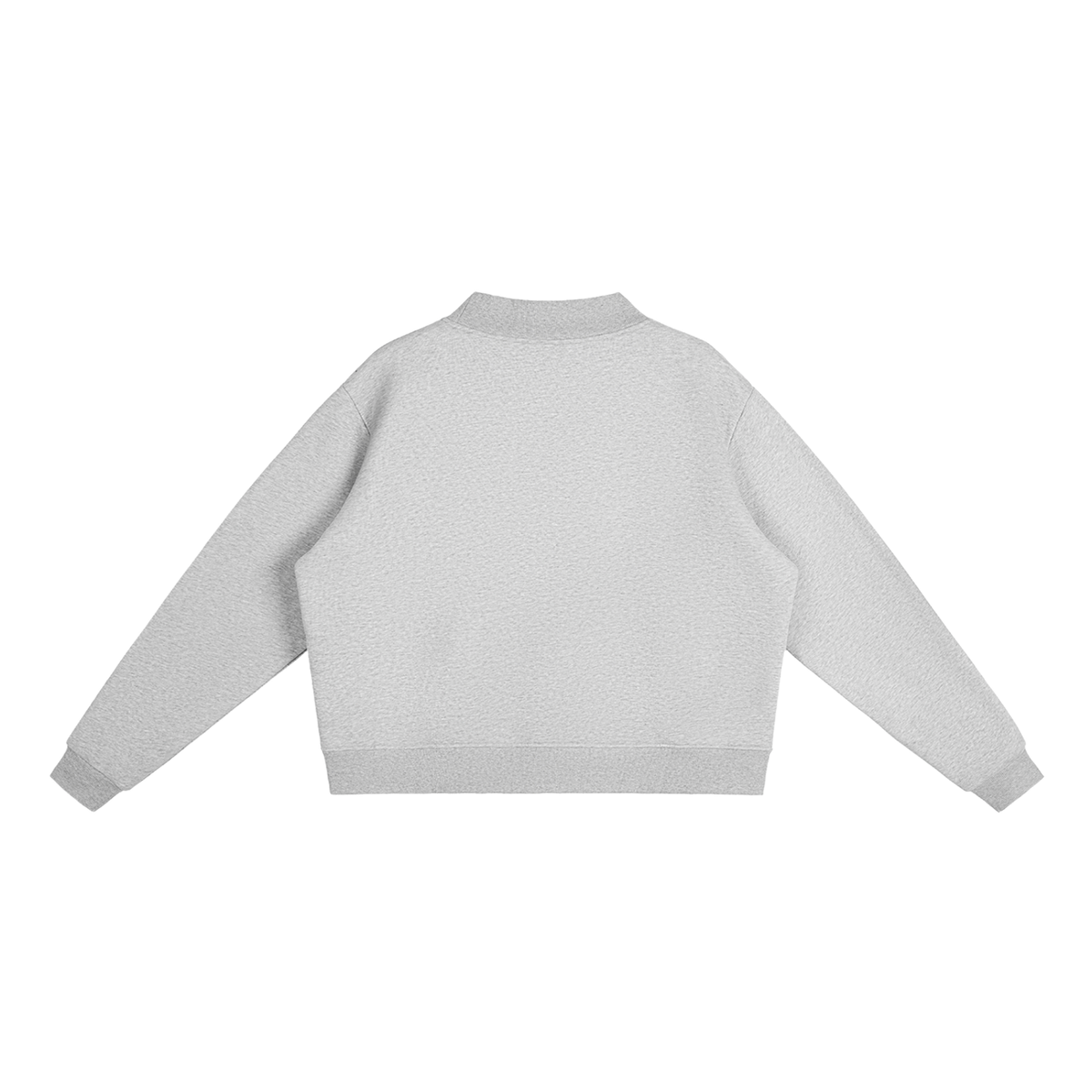 Pink Stripes Blanton Outfitters Mock-Neck Crew Sweatshirt