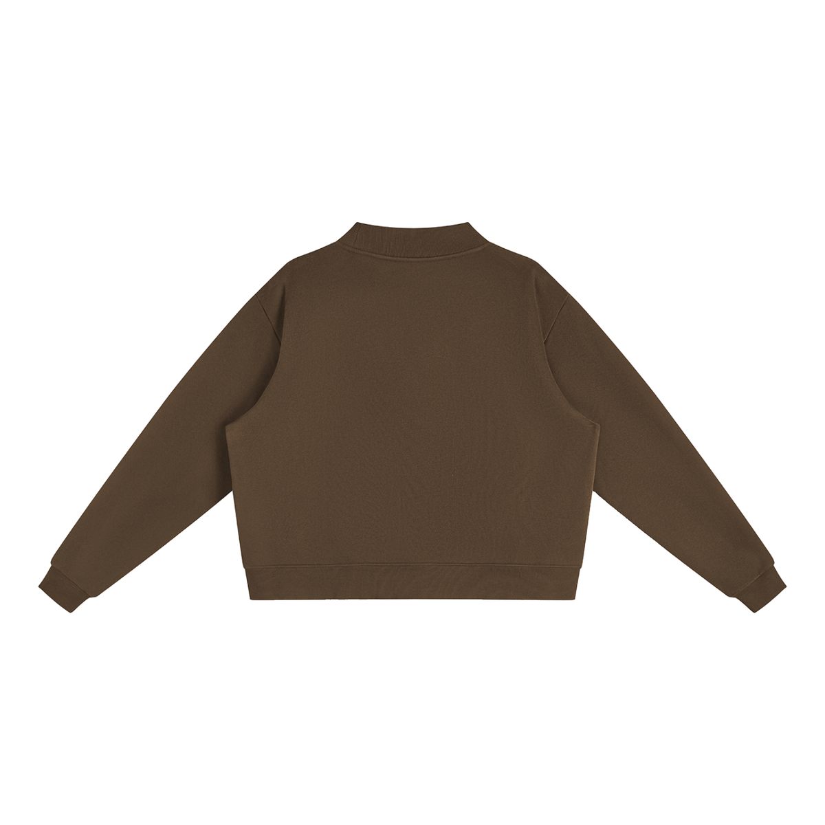 Mallard Duck Mock-Neck Crew Sweatshirt