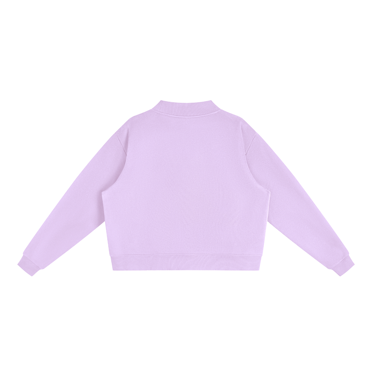 Mallard Duck Mock-Neck Crew Sweatshirt